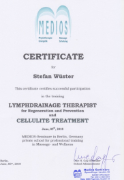 Lymphdrainage Massage Stefan Wüster Düsseldorf