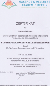 Fussreflexzonenmassage Stefan Wüster Düsseldorf