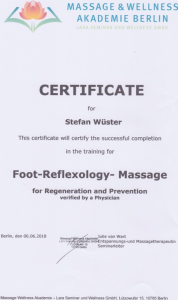 Fussreflexzonenmassage Stefan Wüster Düsseldorf