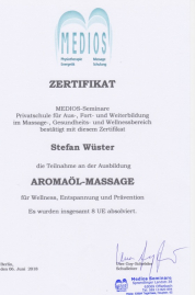 Aromaölmassage Stefan Wüster Düsseldorf
