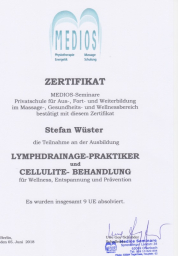 Lymphdrainage Massage Stefan Wüster Düsseldorf