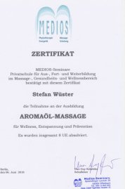 Aromaölmassage Stefan Wüster Düsseldorf